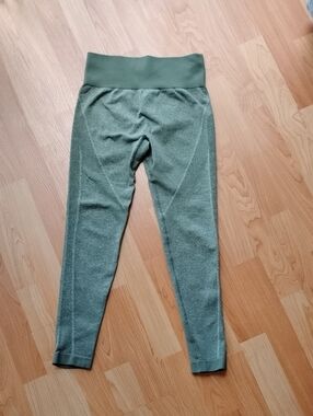 Women's Olive Green Active Leggings